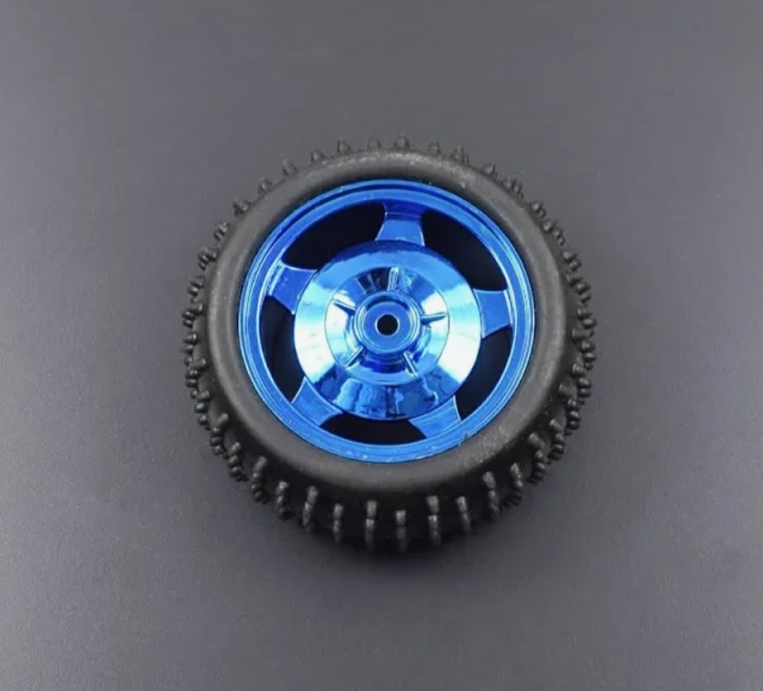85MM RUBBER WHEEL ( FOR JOHNSON GEARED MOTOR ) 